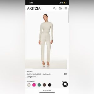 Sculpt Knit Mockneck